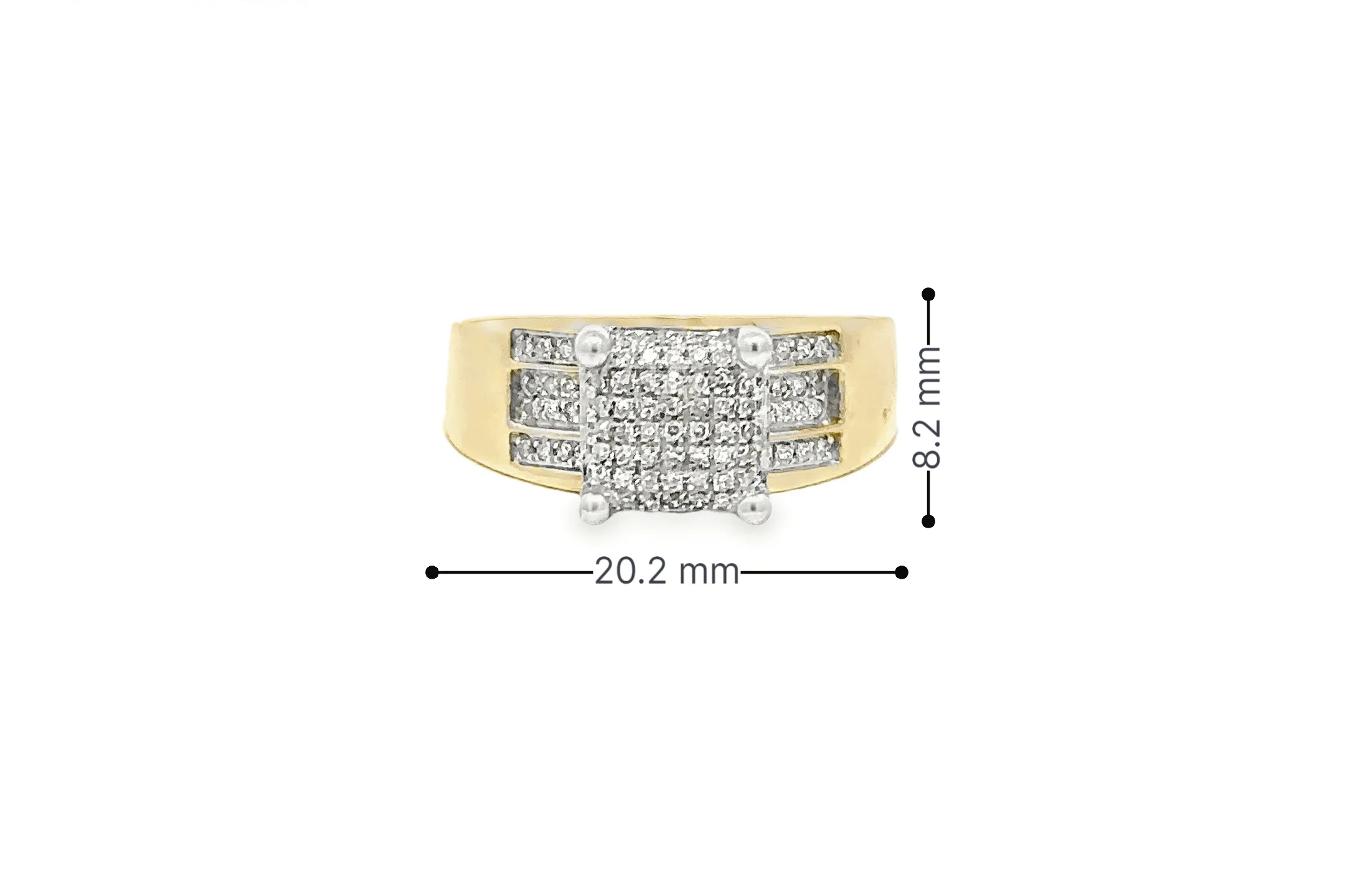 10K Gold 0.28 CTW Diamond Ladies Ring