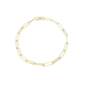 14k 3.3mm Paper Clip Anklet