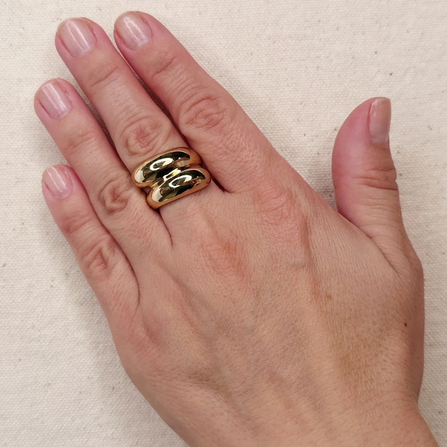 18k Gold Filled Wrap Around Ring