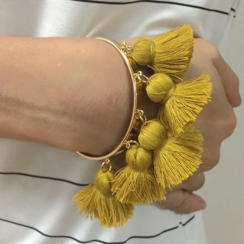 4 Colors Bohemia Tassel Charm Bracelets For Women 2019