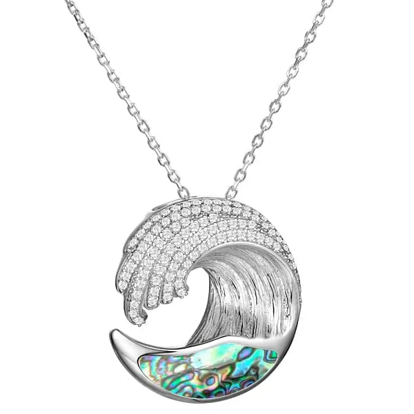 Abalone Ocean Wave Pendant