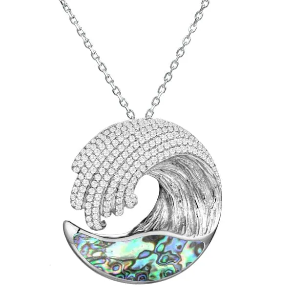 Abalone Ocean Wave Pendant