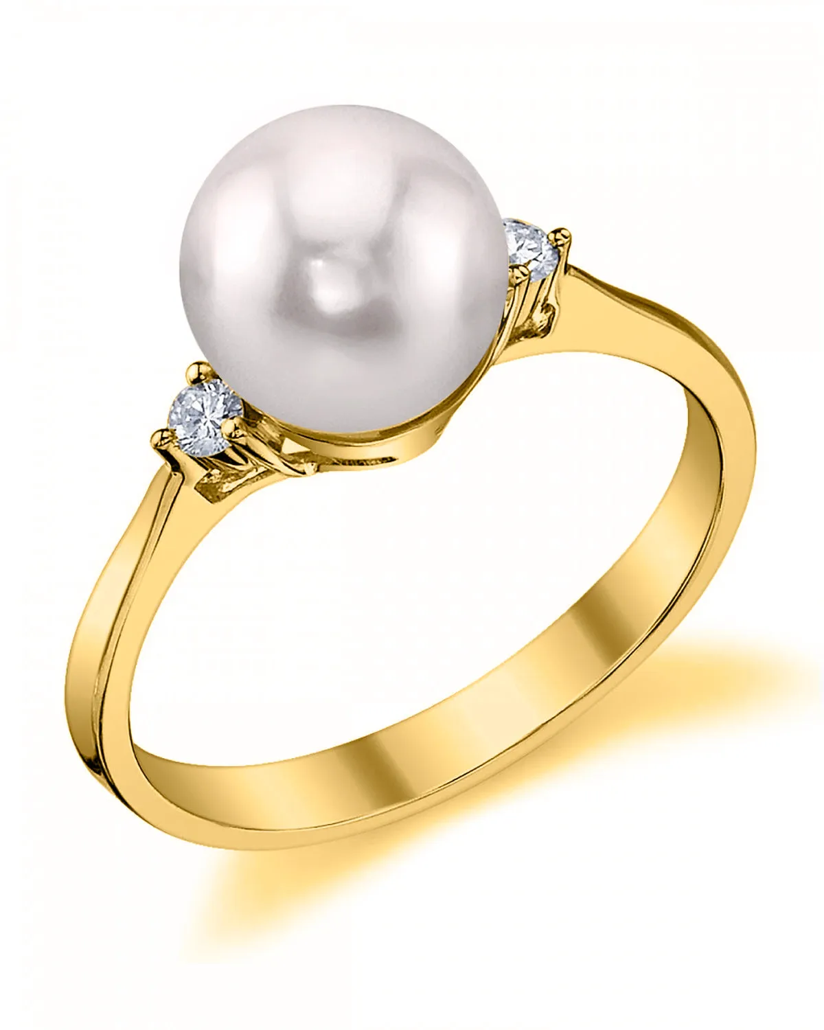 Akoya Pearl & Diamond Jordana Ring