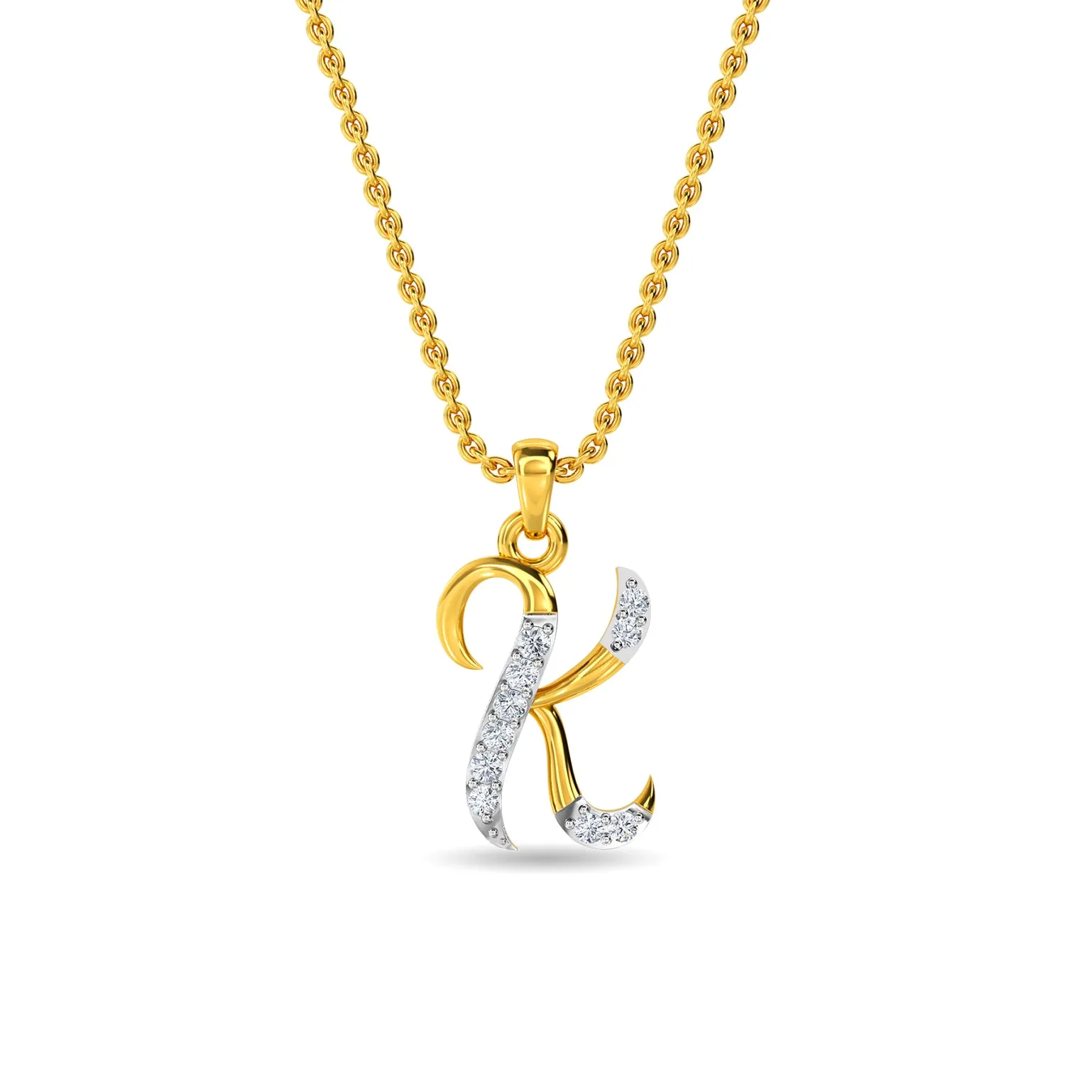 Alphabet K Pendant