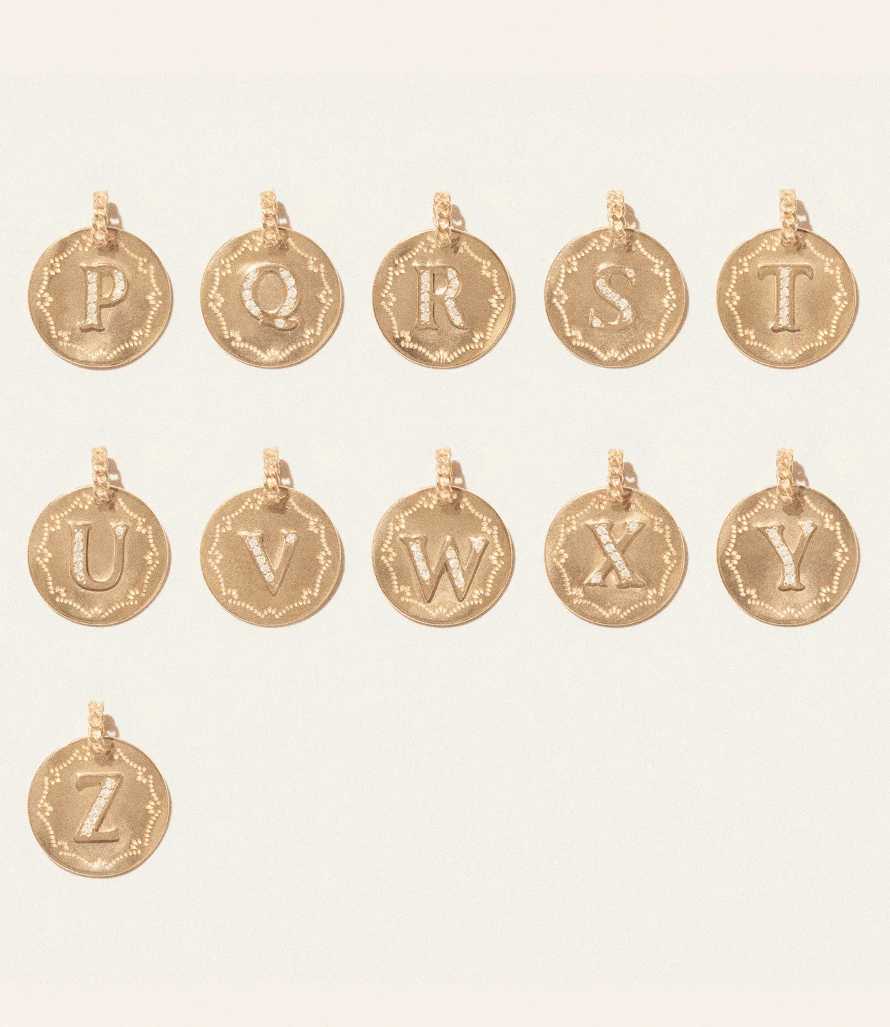 ALPHABET Pendant