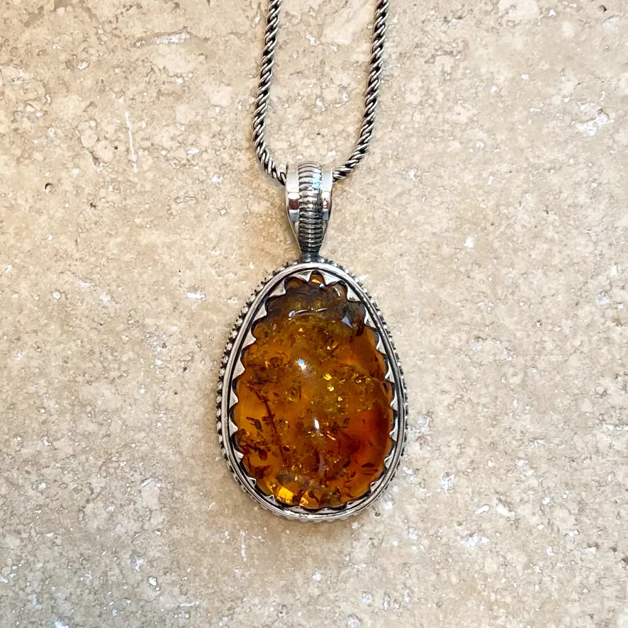 Amber Pendant - Anjali