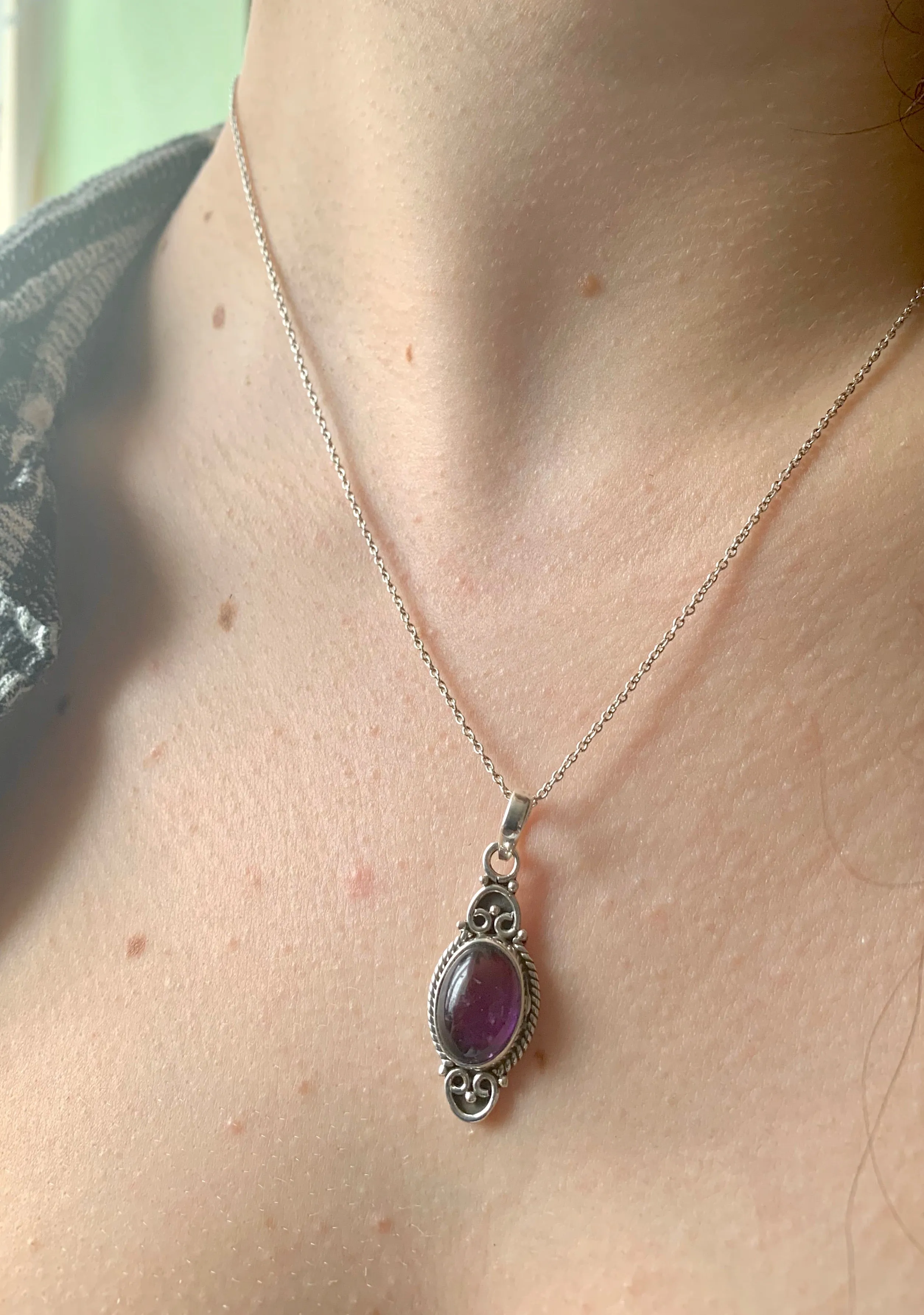 Amethyst Agrippa Pendant