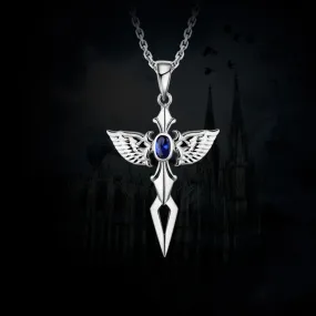 Angel Sword Cross Pendant