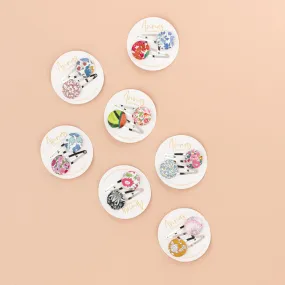 Annas - Button Clip set - Liberty Print