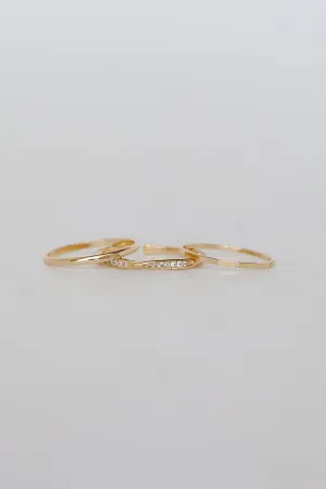 Aurora Gold Ring Set