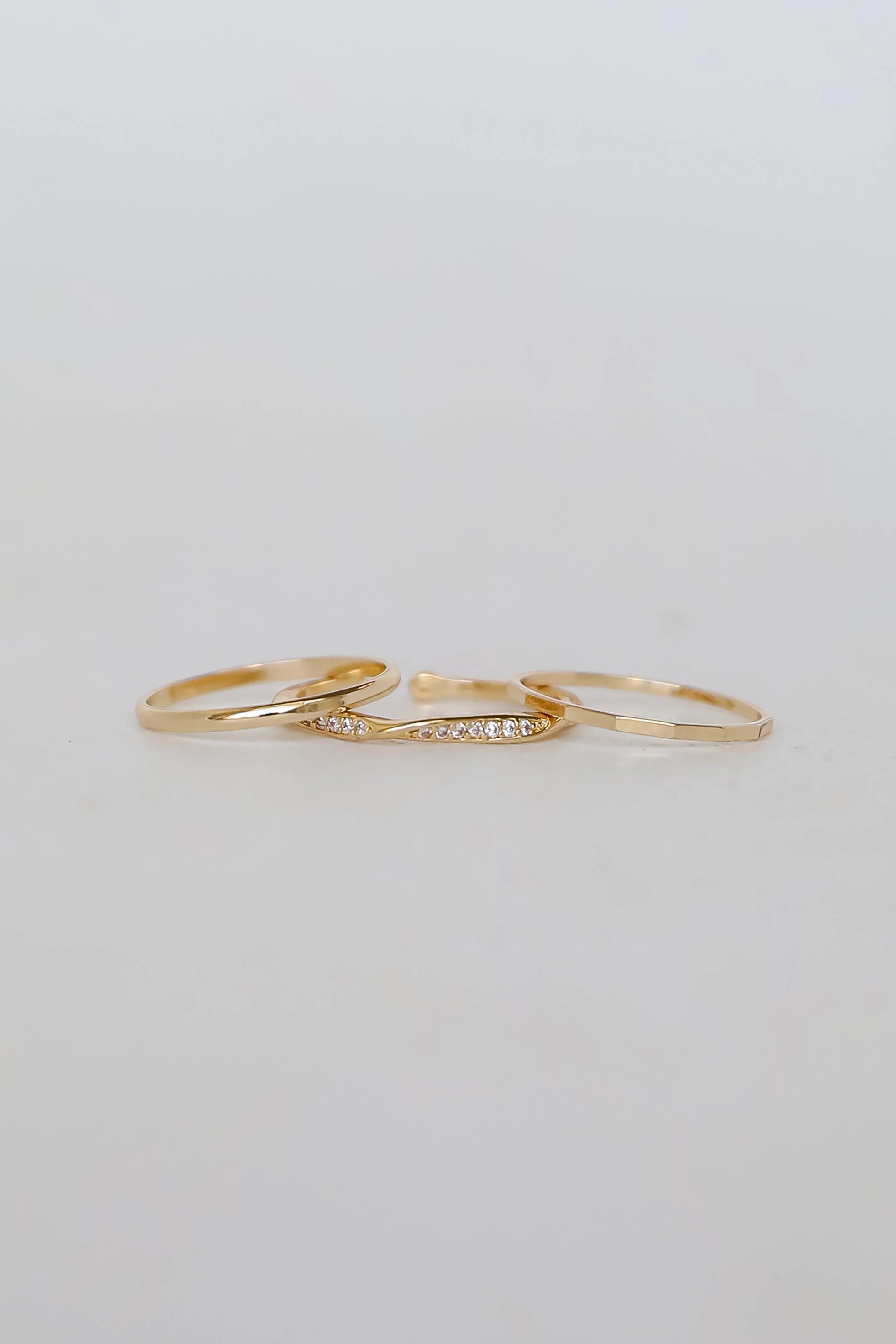 Aurora Gold Ring Set