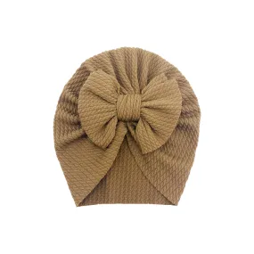 Baby Hattie Bow Turban — Tawny