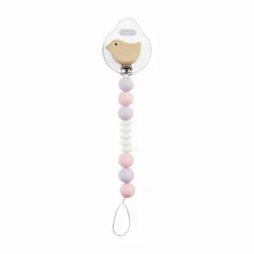 Bird Wood & Silicone Pacy Clip