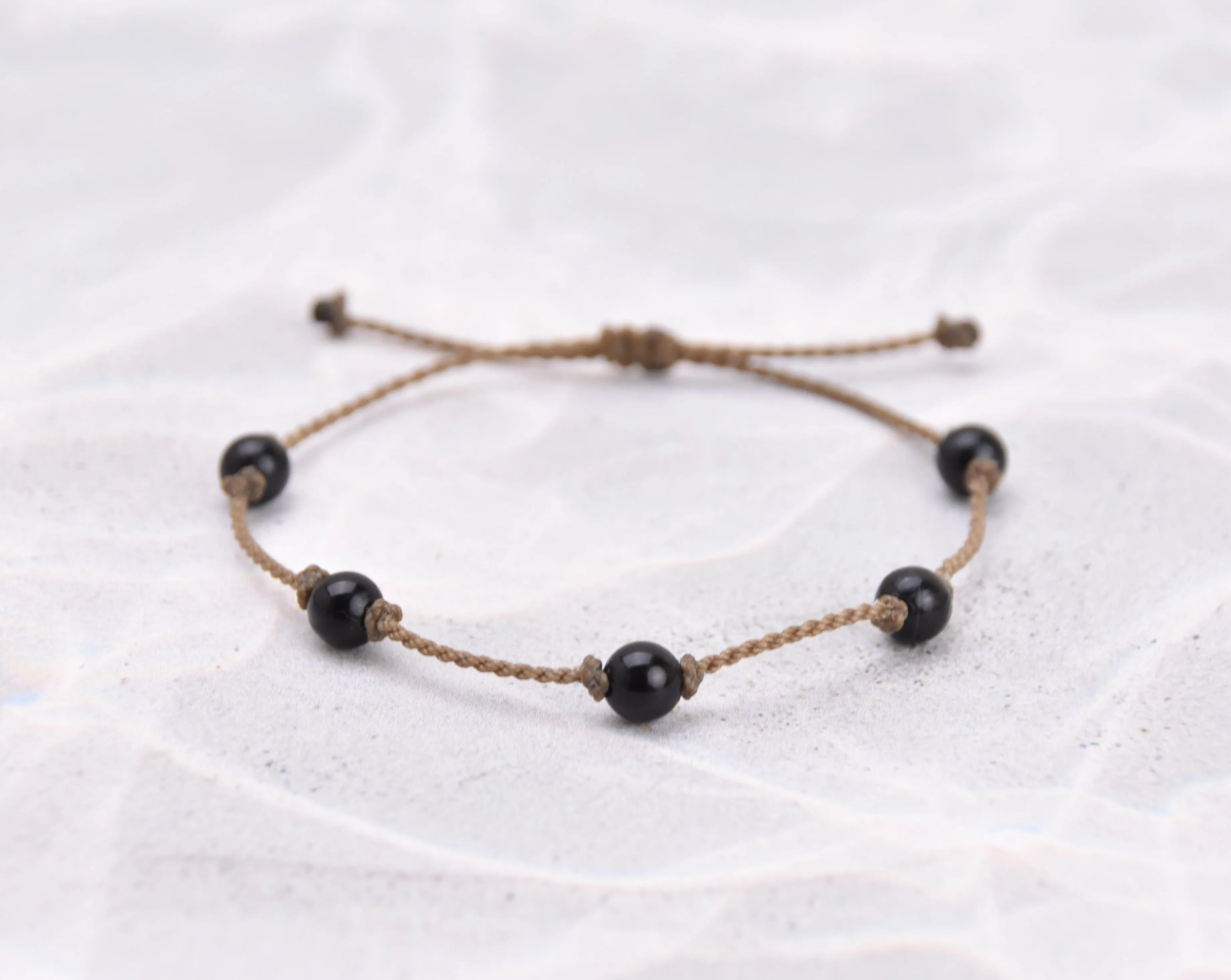 Black Stones Bracelets