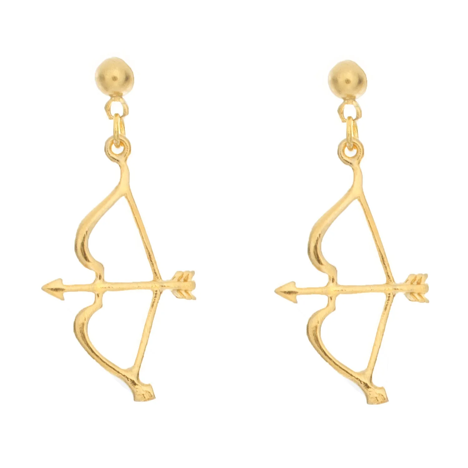 Bow & Arrow Charm Earring