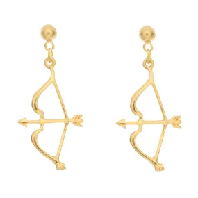 Bow & Arrow Charm Earring