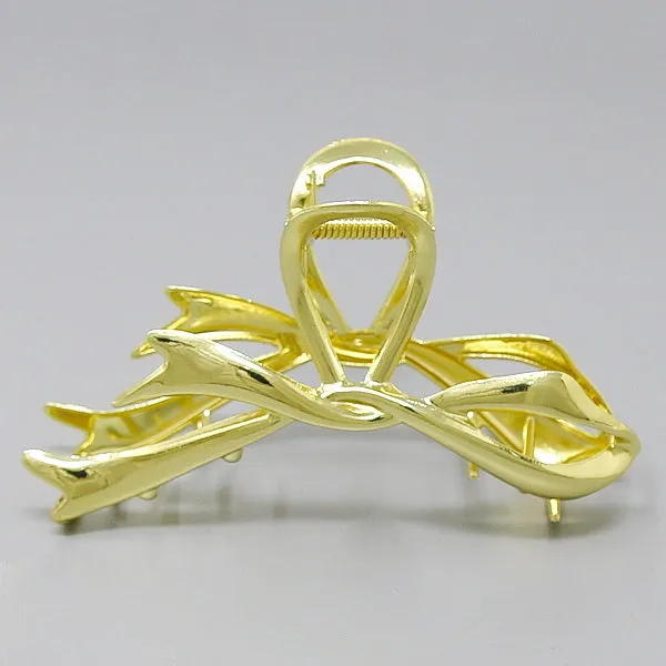 Bow Shape Metal Hair Claw