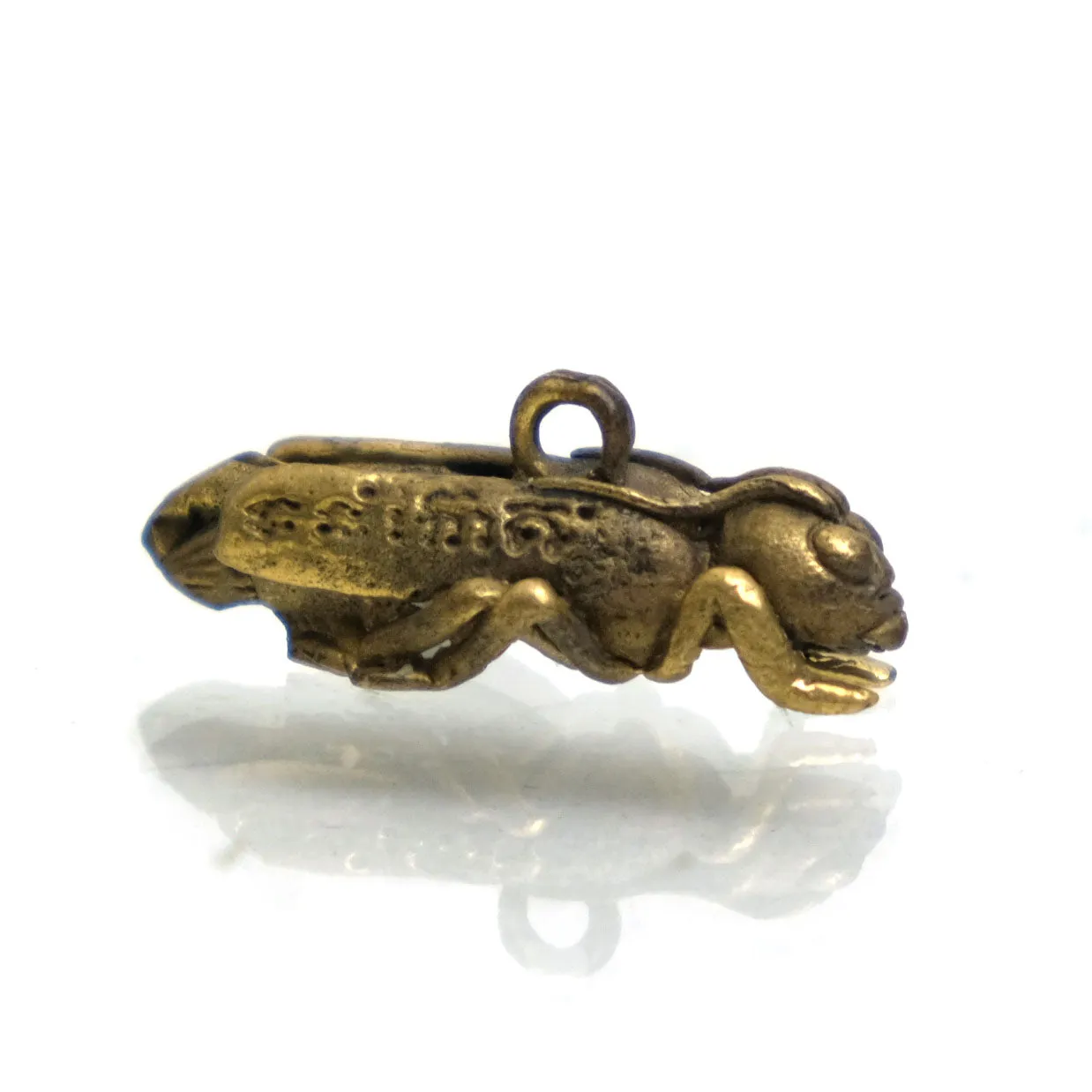 Brass Grasshopper Pendant