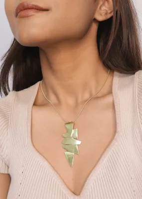 Brass - Stacked Pendant