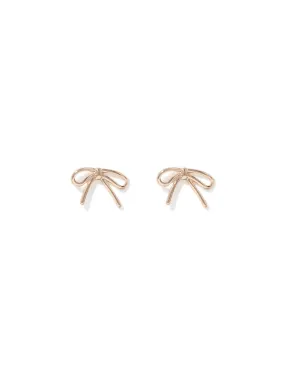 Brooke Bow Metal Earrings