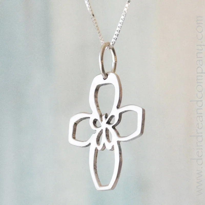 Butterfly Cross Pendant