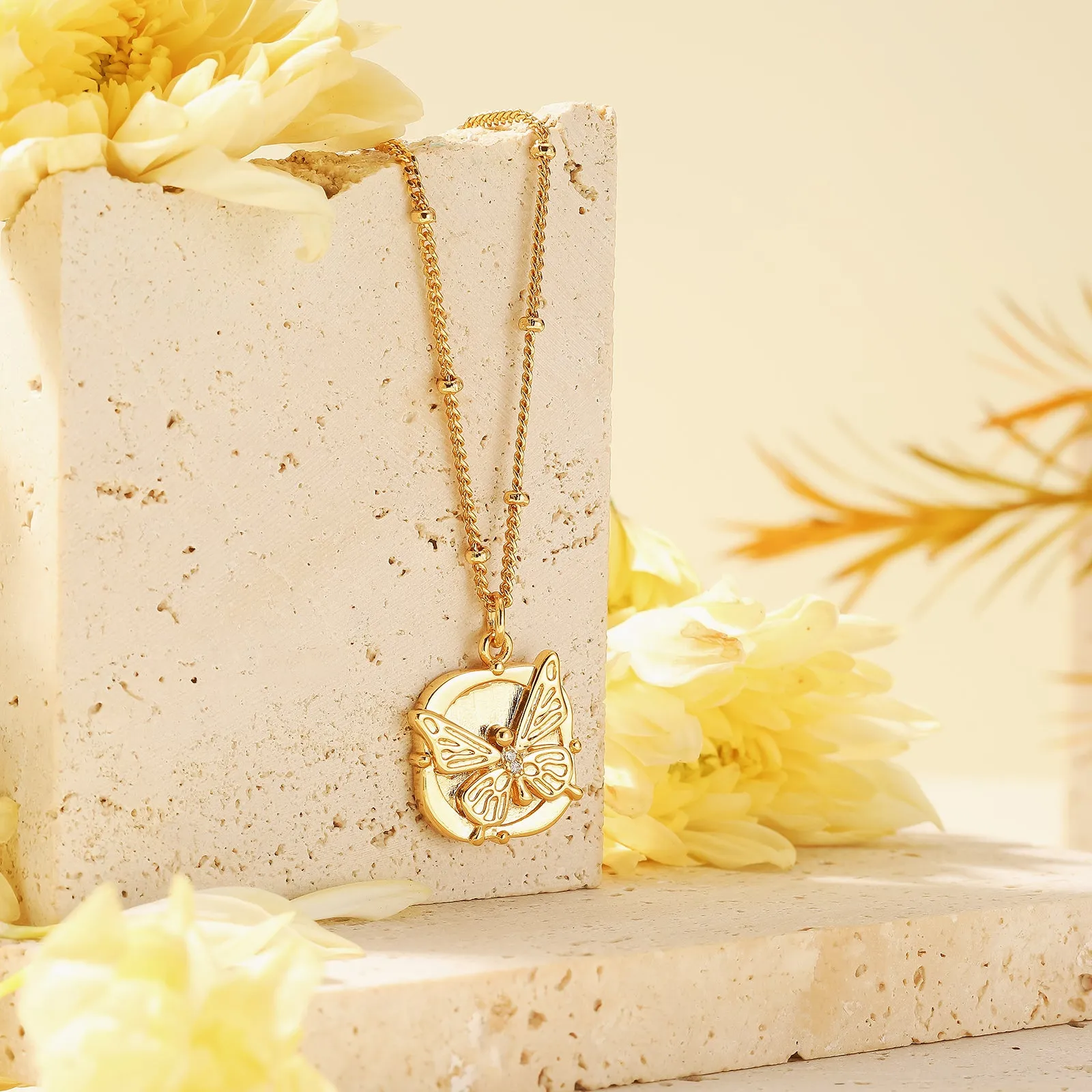 Butterfly Pendant Necklace