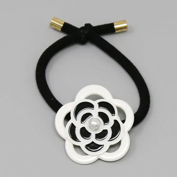 Camelia Flower Hair Tie