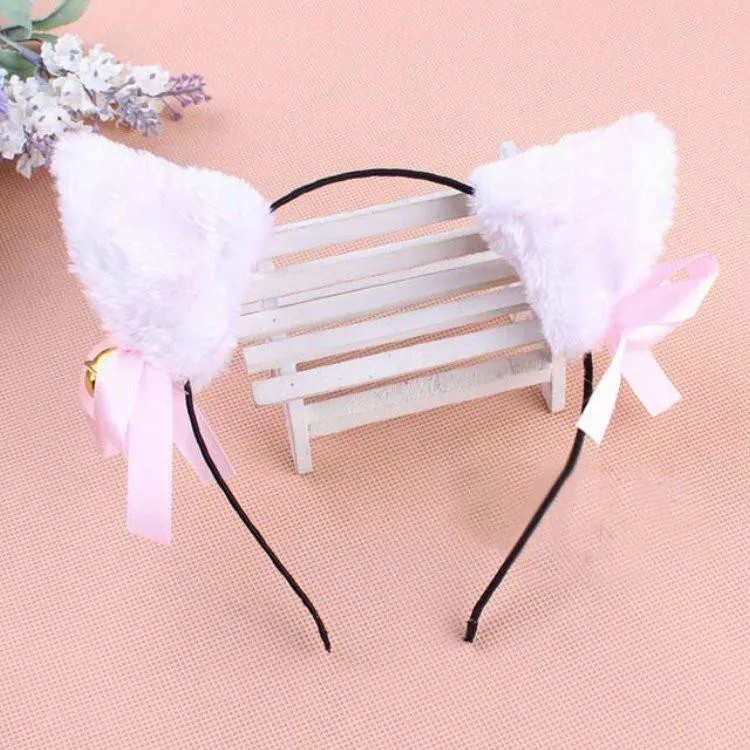 Cat Ear Bell Hair Band