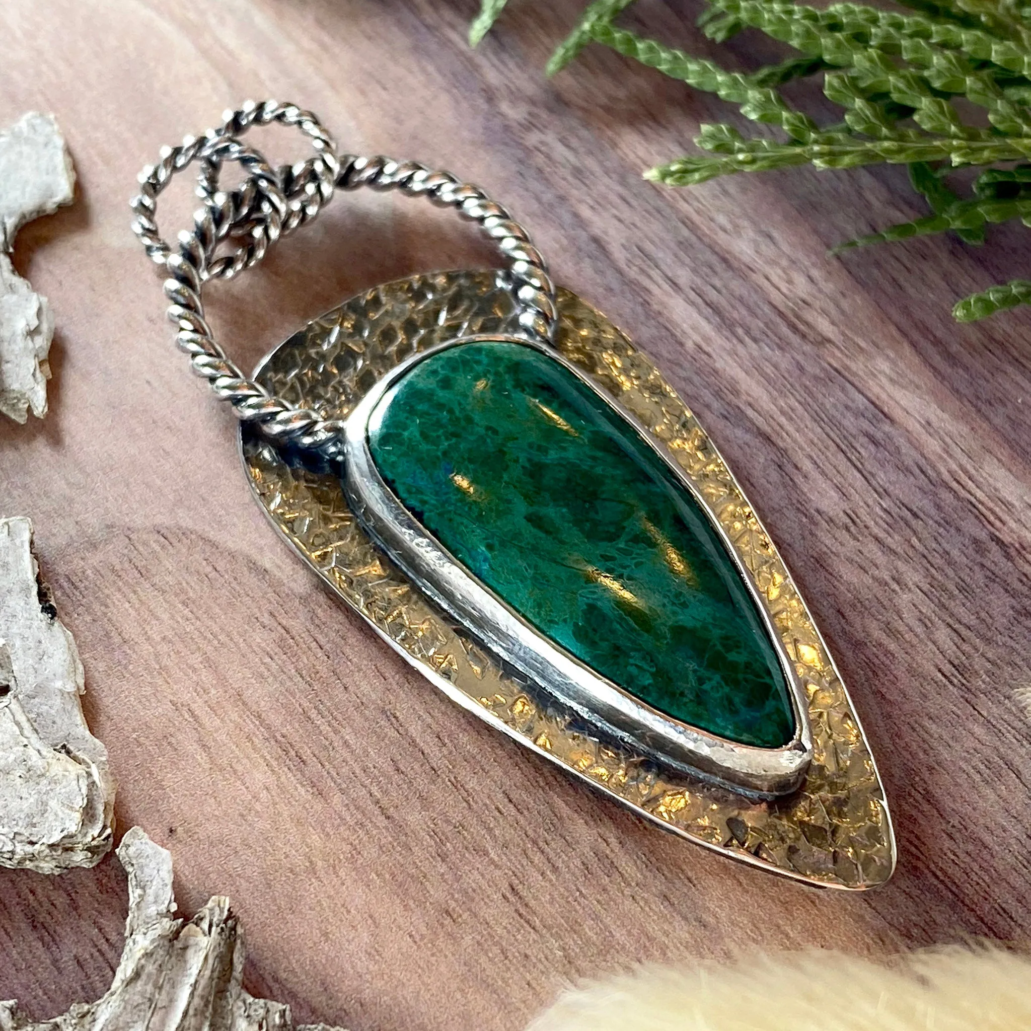 Chrysocolla Pendant