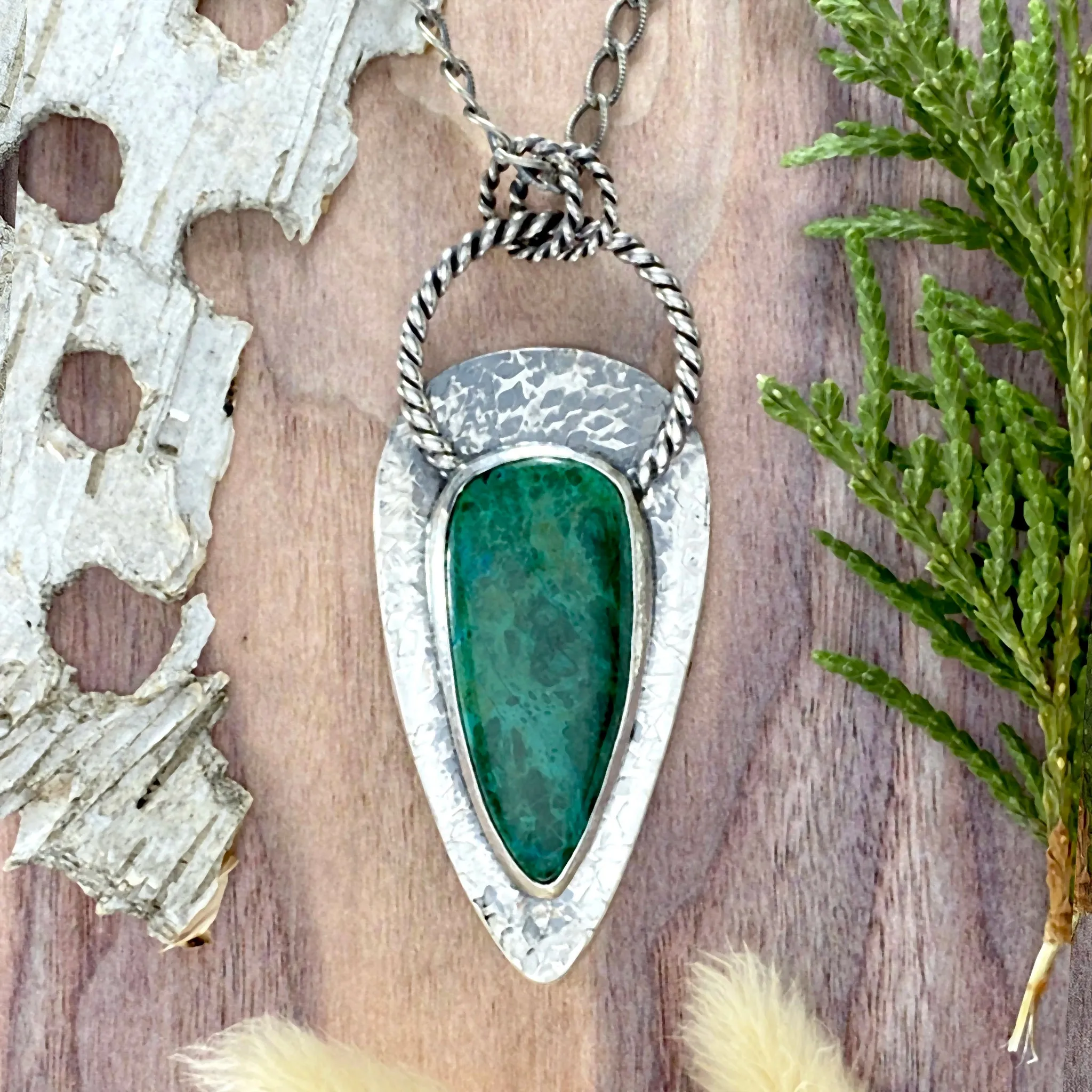 Chrysocolla Pendant