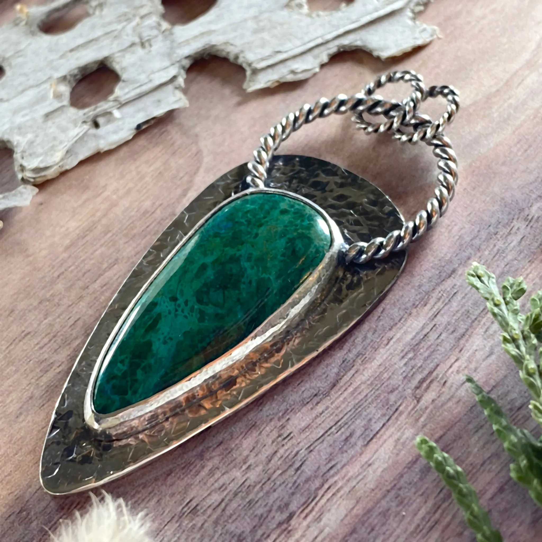 Chrysocolla Pendant