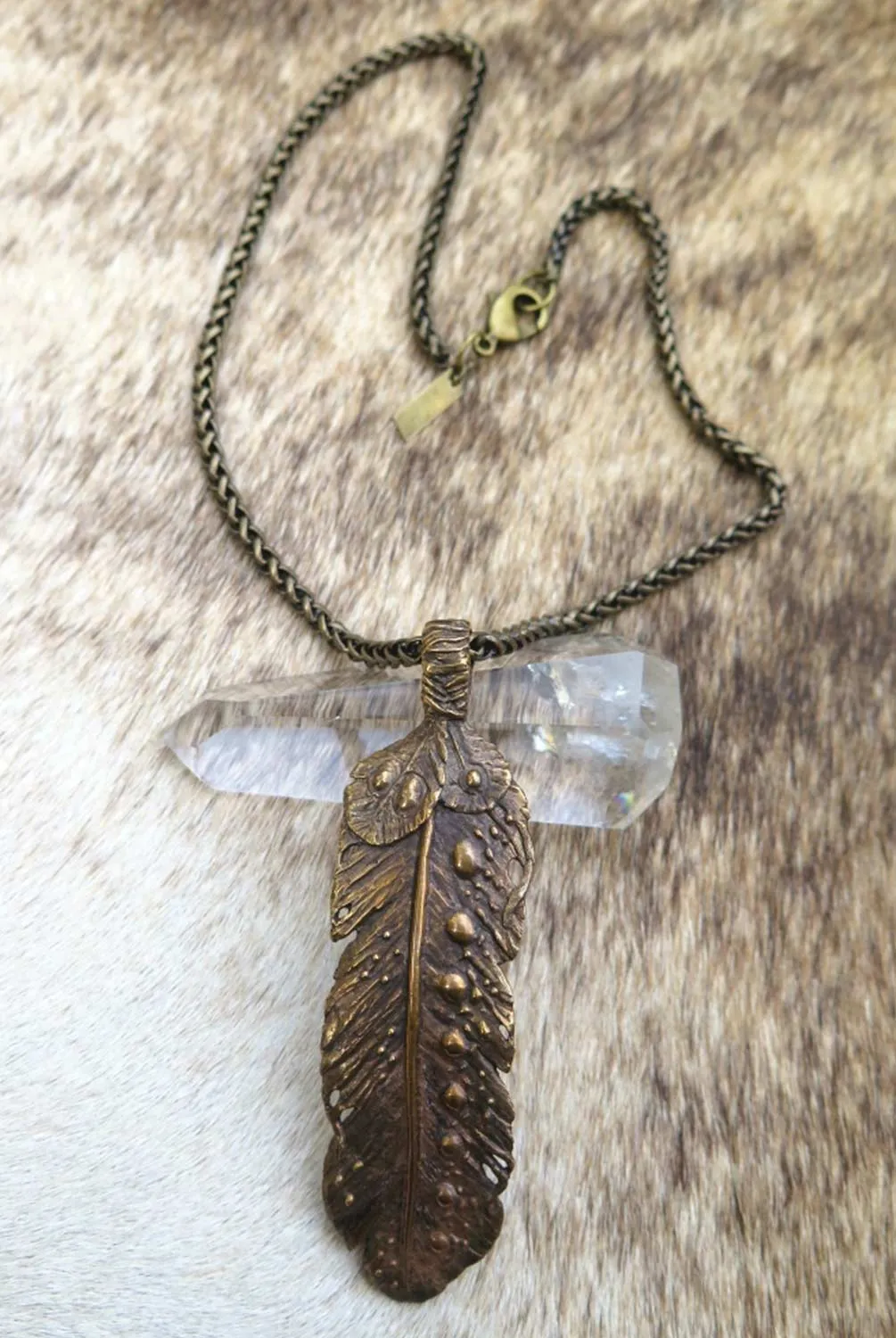 Cielo Feather Necklace