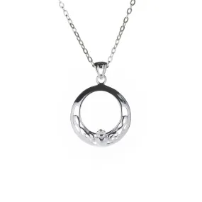 Claddagh Circle Pendant