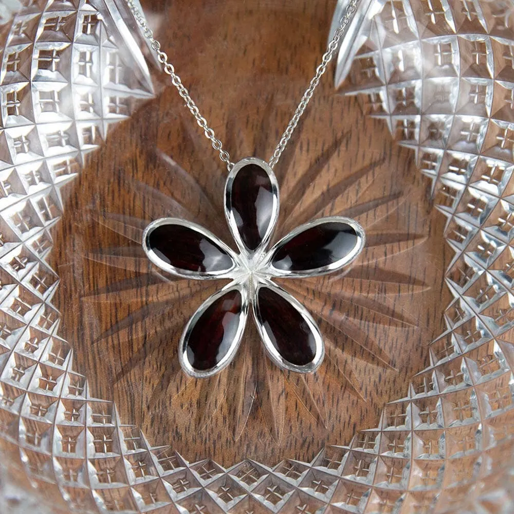 Cocobolo Pikake Pendant