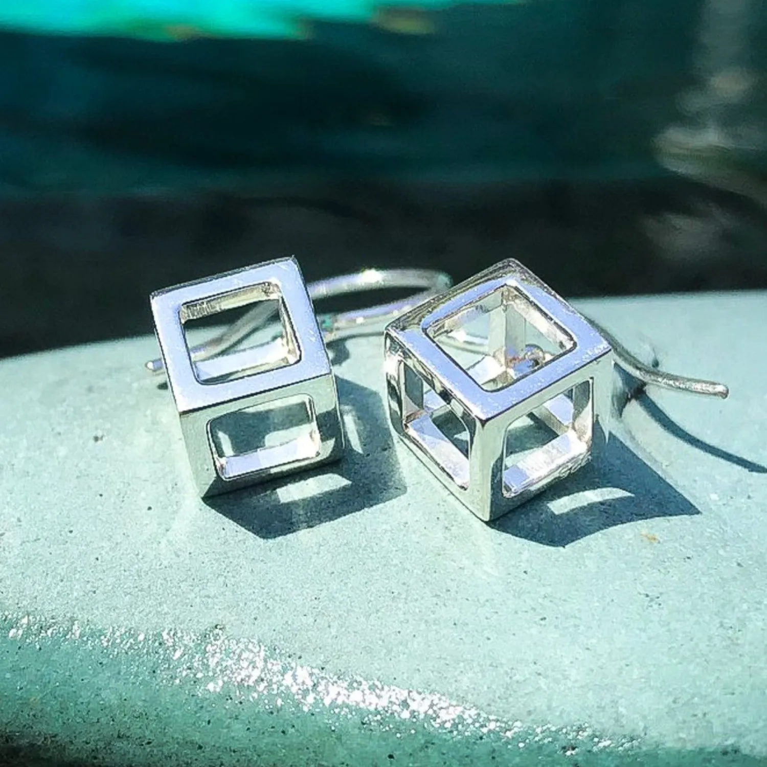 Cube Earrings