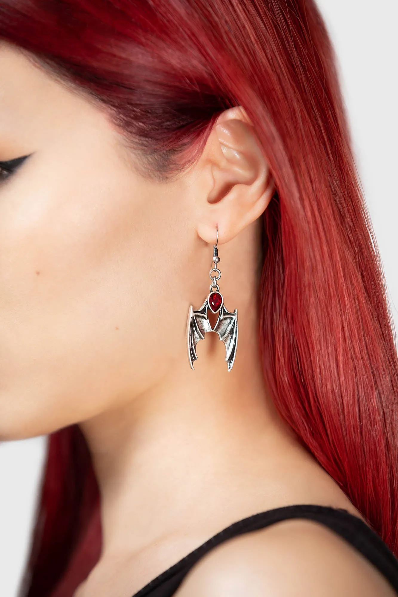 Demon Night Drop Earrings [RED]