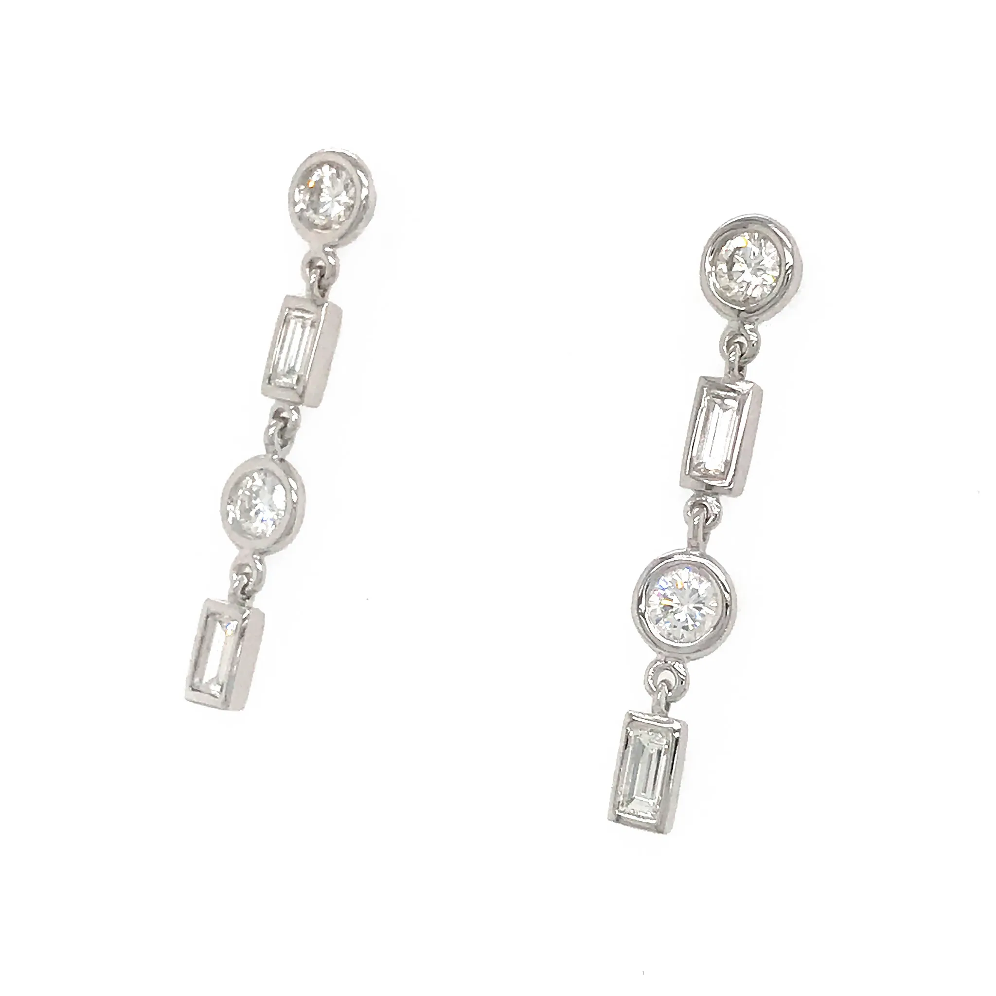 Diamond Drop Earrings