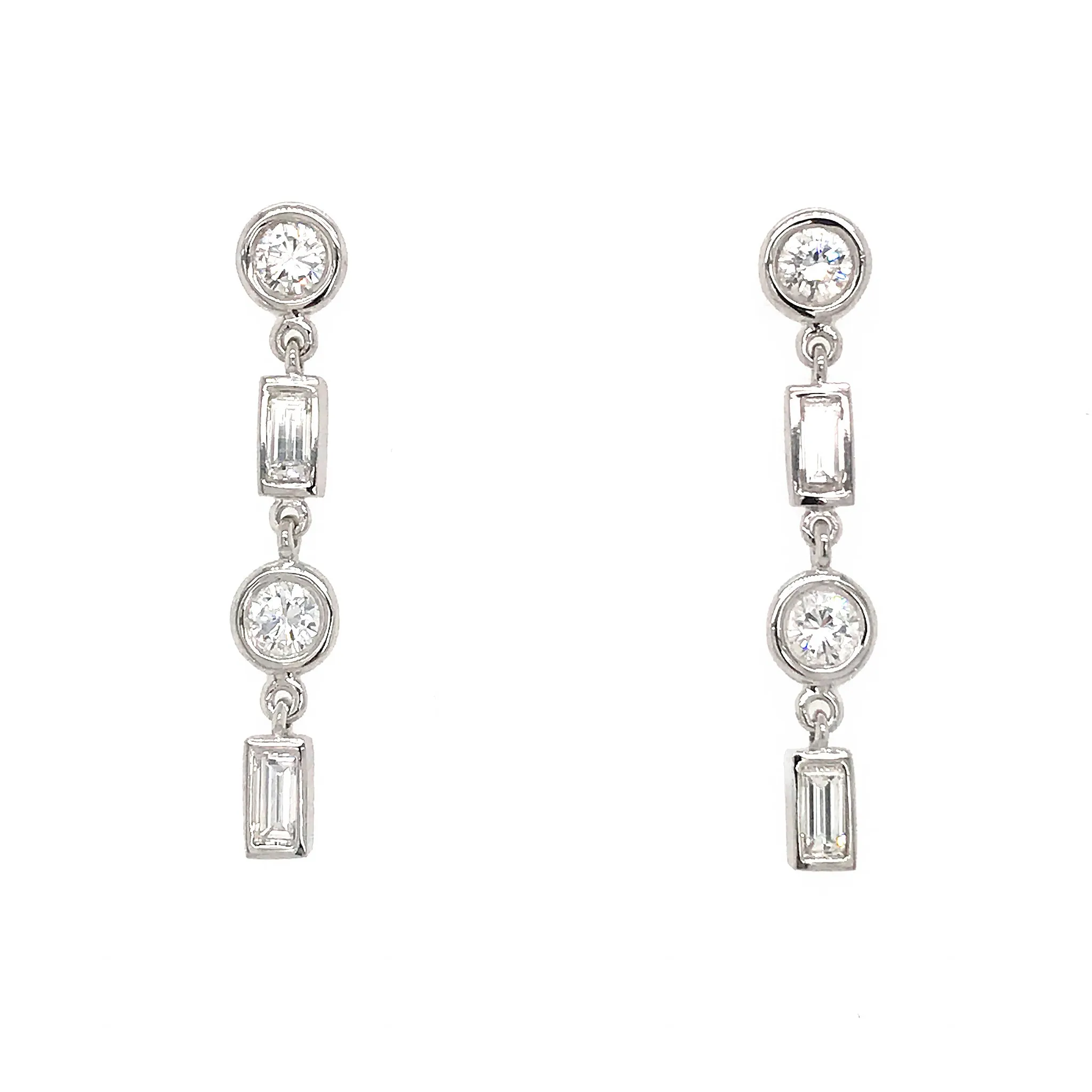 Diamond Drop Earrings