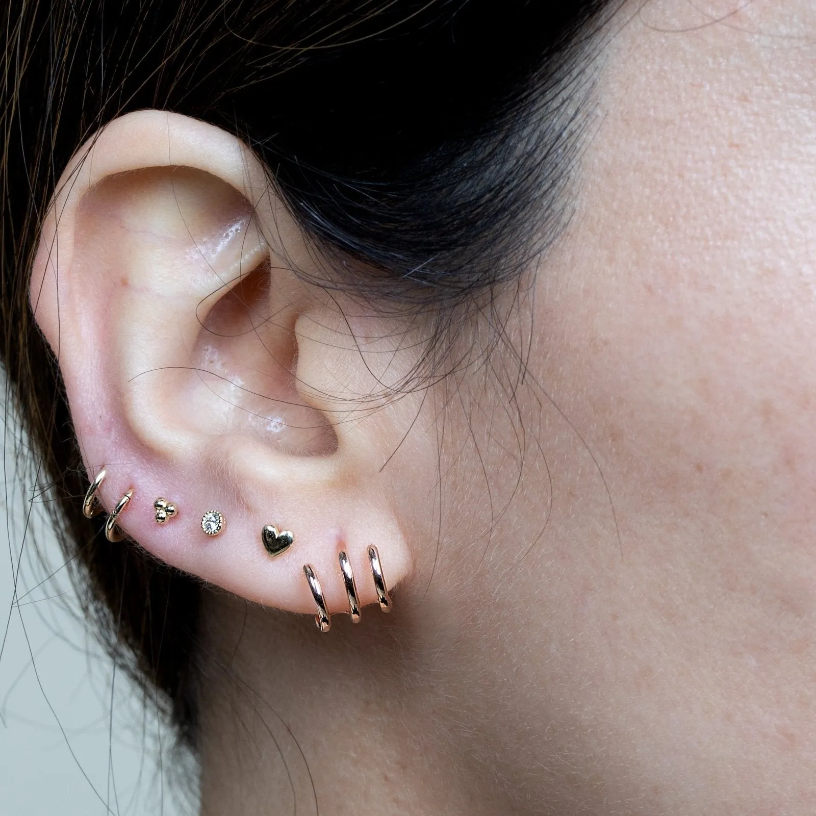 Double Hoop Illusion Ear Cuff Earring