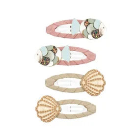 Fish   Shell Hair Clips