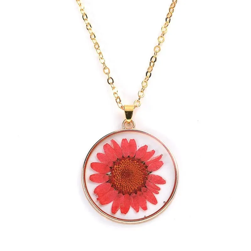 Flower Pendant Necklace