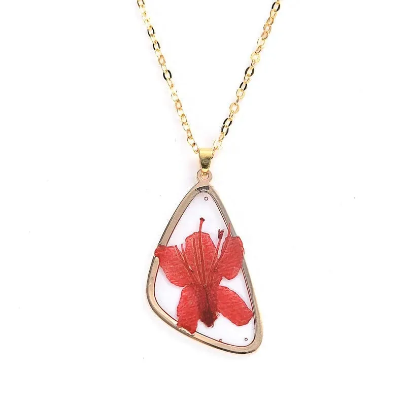 Flower Pendant Necklace