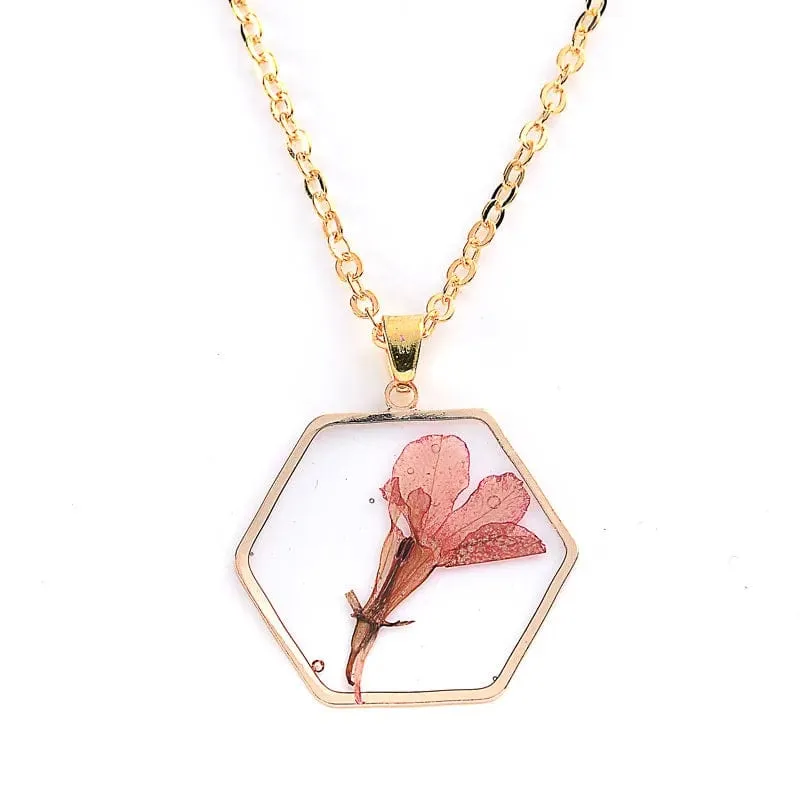 Flower Pendant Necklace