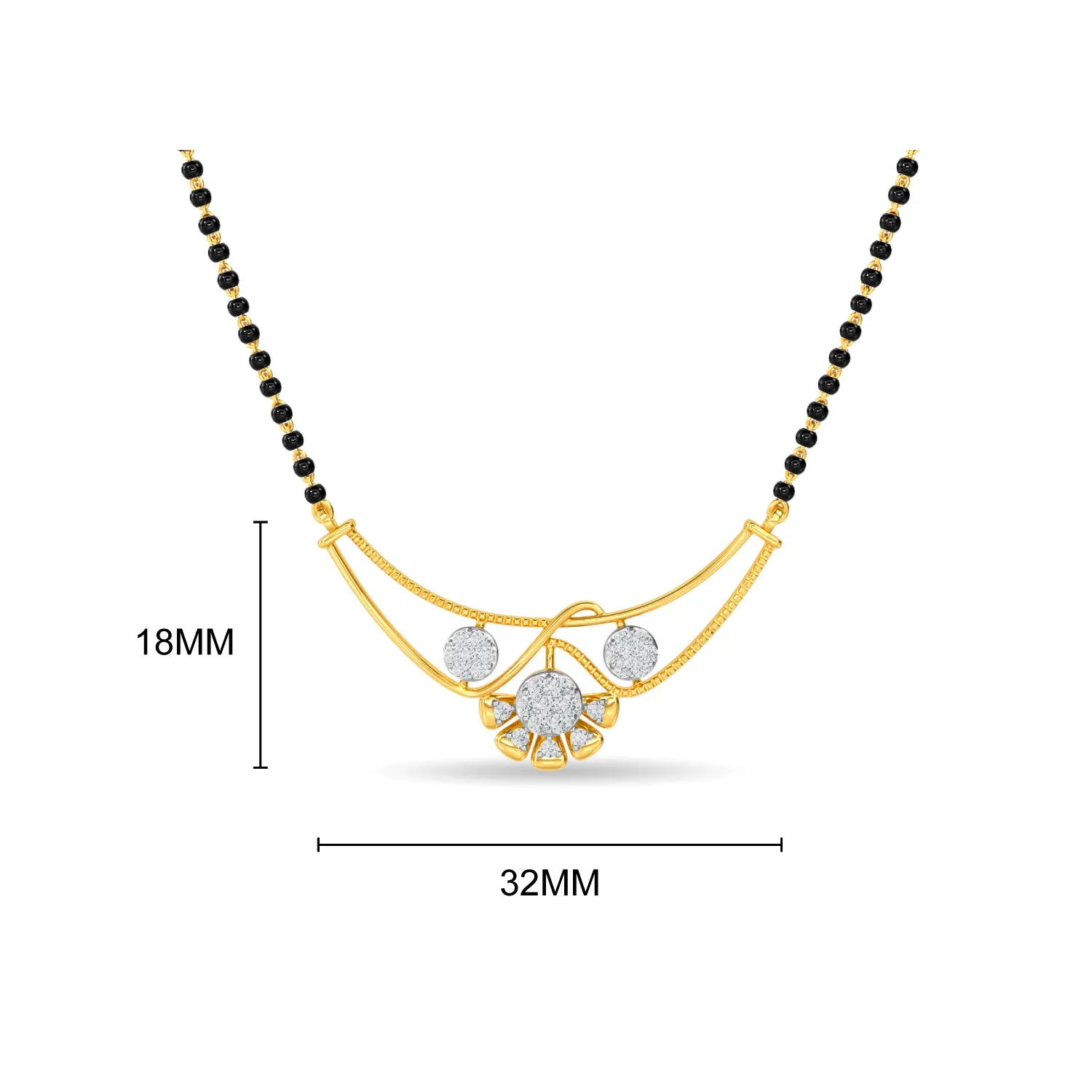 Gabija Mangalsutra Pendant