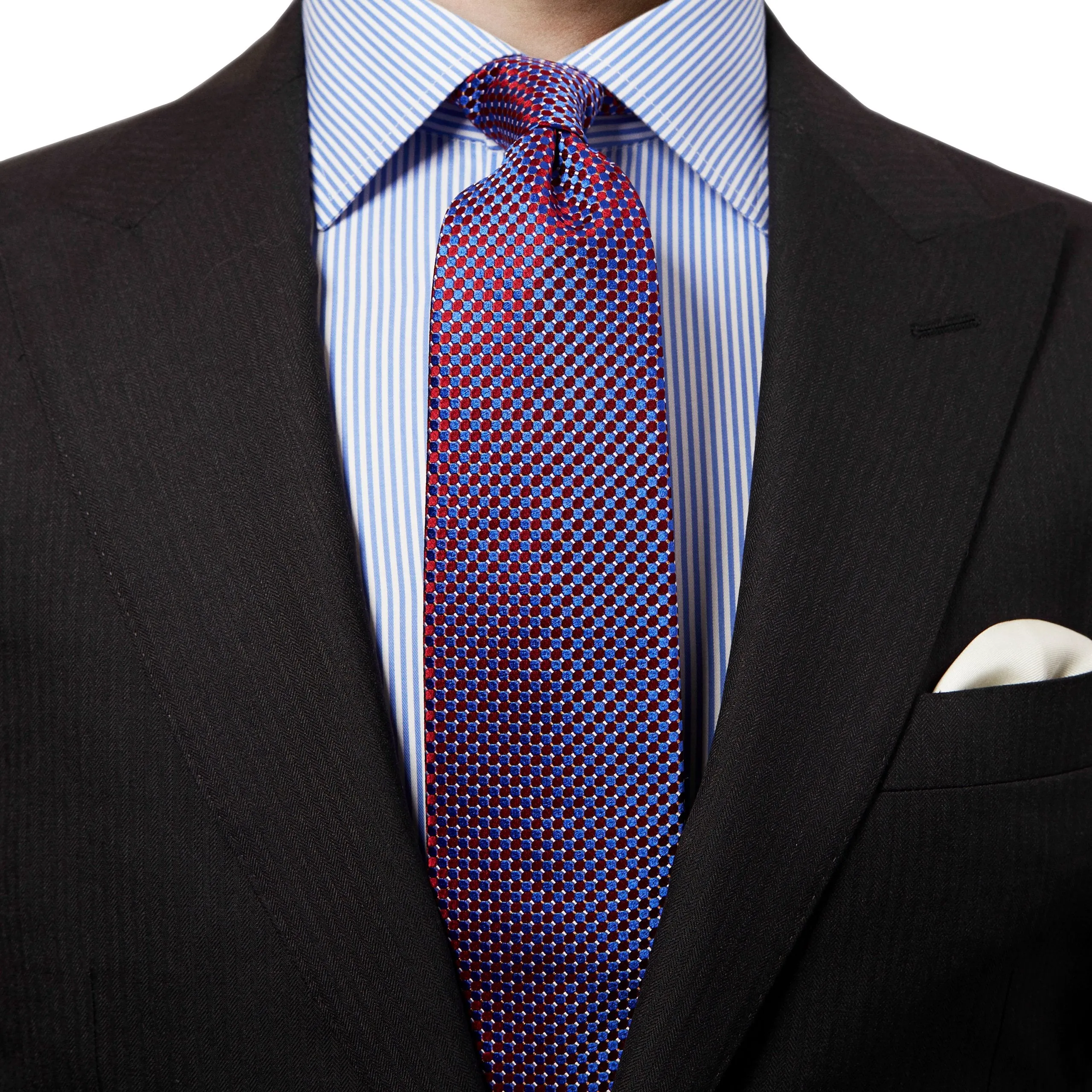 Geometric Silk Tie