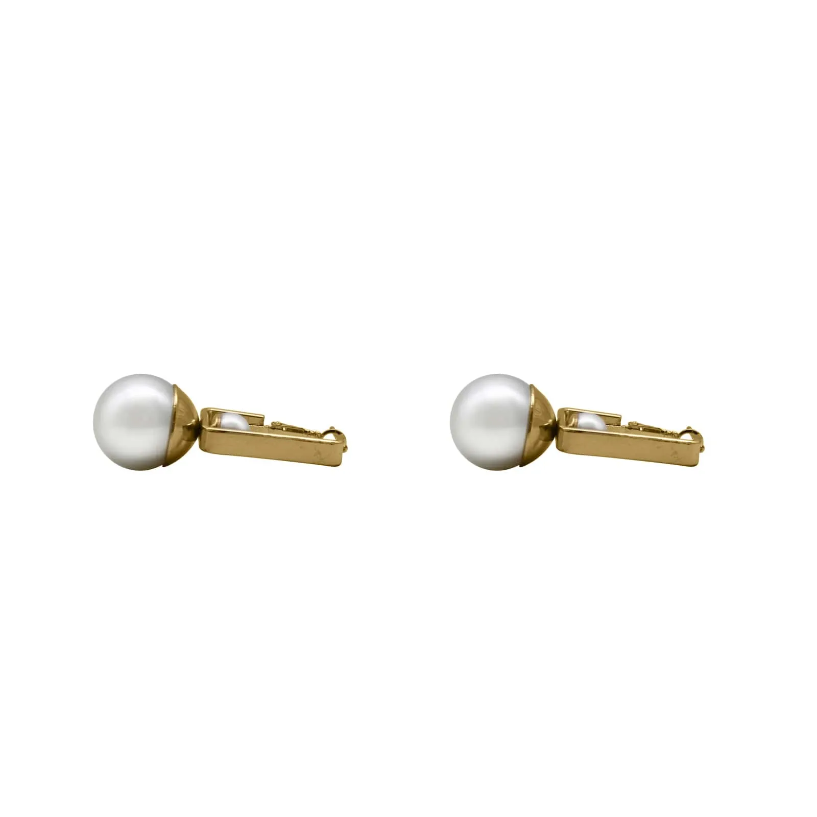 Gia Pearl Drop Gold Earrings