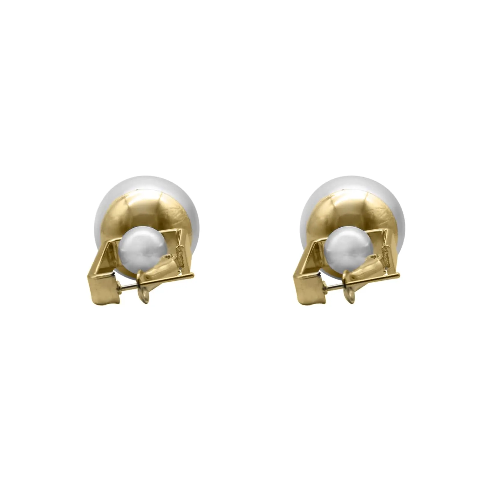 Gia Pearl Drop Gold Earrings