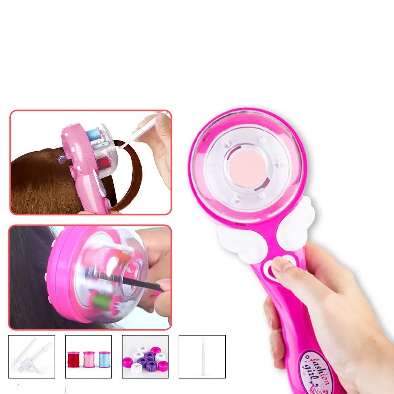 Girl Automatic Hair Braider Electric DIY Hair Weave Machine