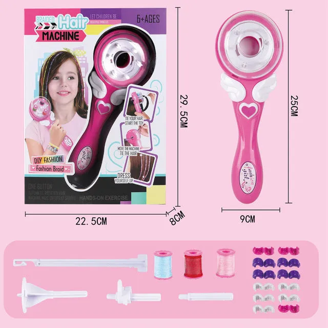 Girl Automatic Hair Braider Electric DIY Hair Weave Machine