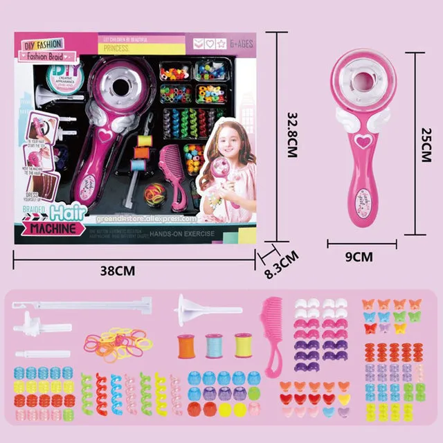 Girl Automatic Hair Braider Electric DIY Hair Weave Machine